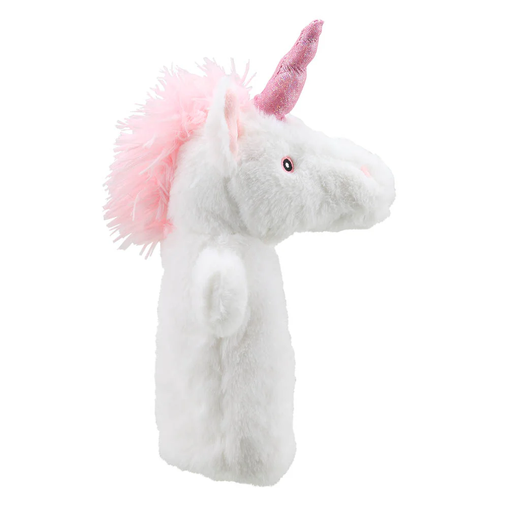 Eco Animal Buddies Hand Puppet - Unicorn by The Puppet Company - Image 5