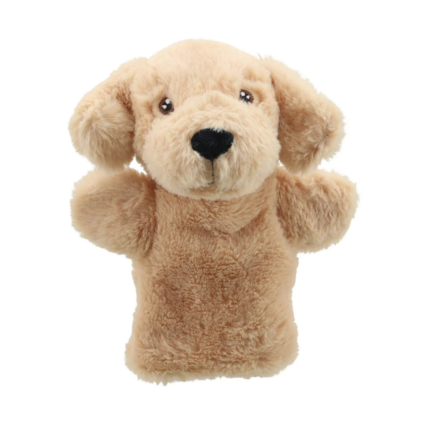 Eco Animal Hand Puppet Buddies - Yellow Labrador by The Puppet Company