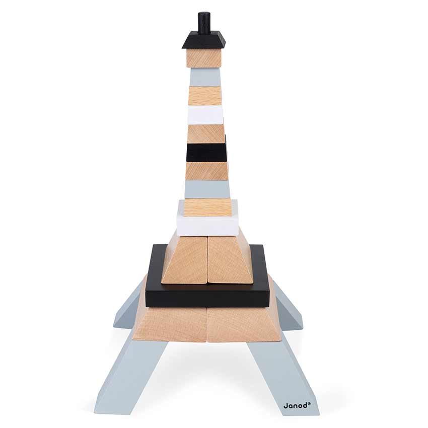 Eiffel Tower Wooden Building Set by Janod - Image 4