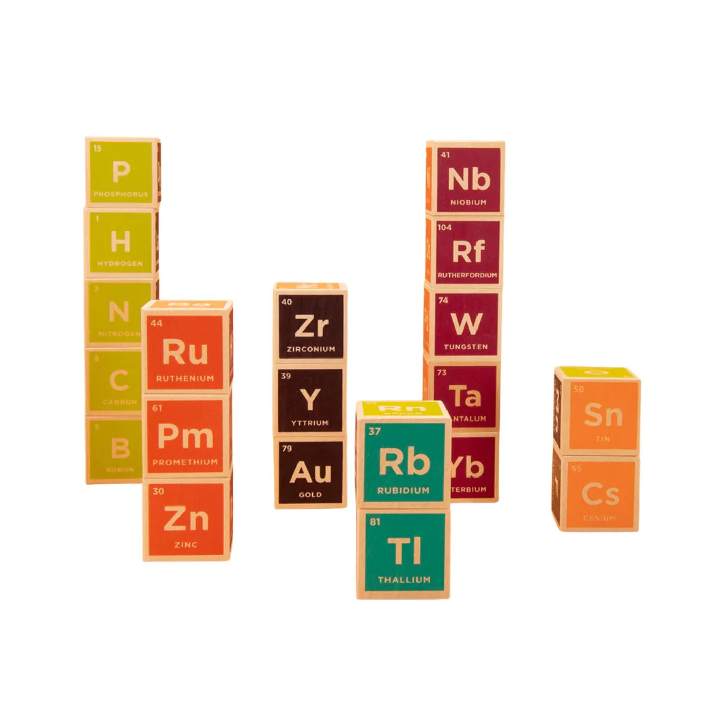 Elemental - Periodic Table Wooden Blocks by Uncle Goose