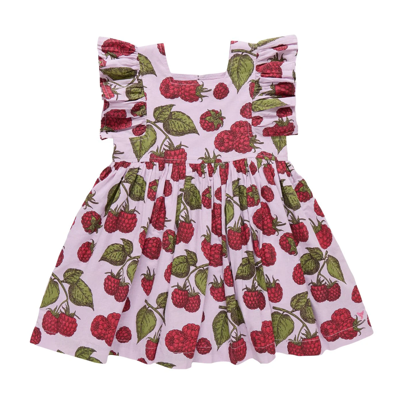Elsie Dress - Lavender Raspberries by Pink Chicken