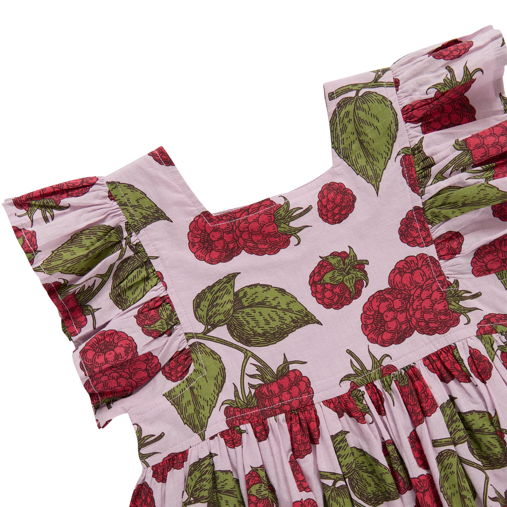Elsie Dress - Lavender Raspberries by Pink Chicken - Image 4