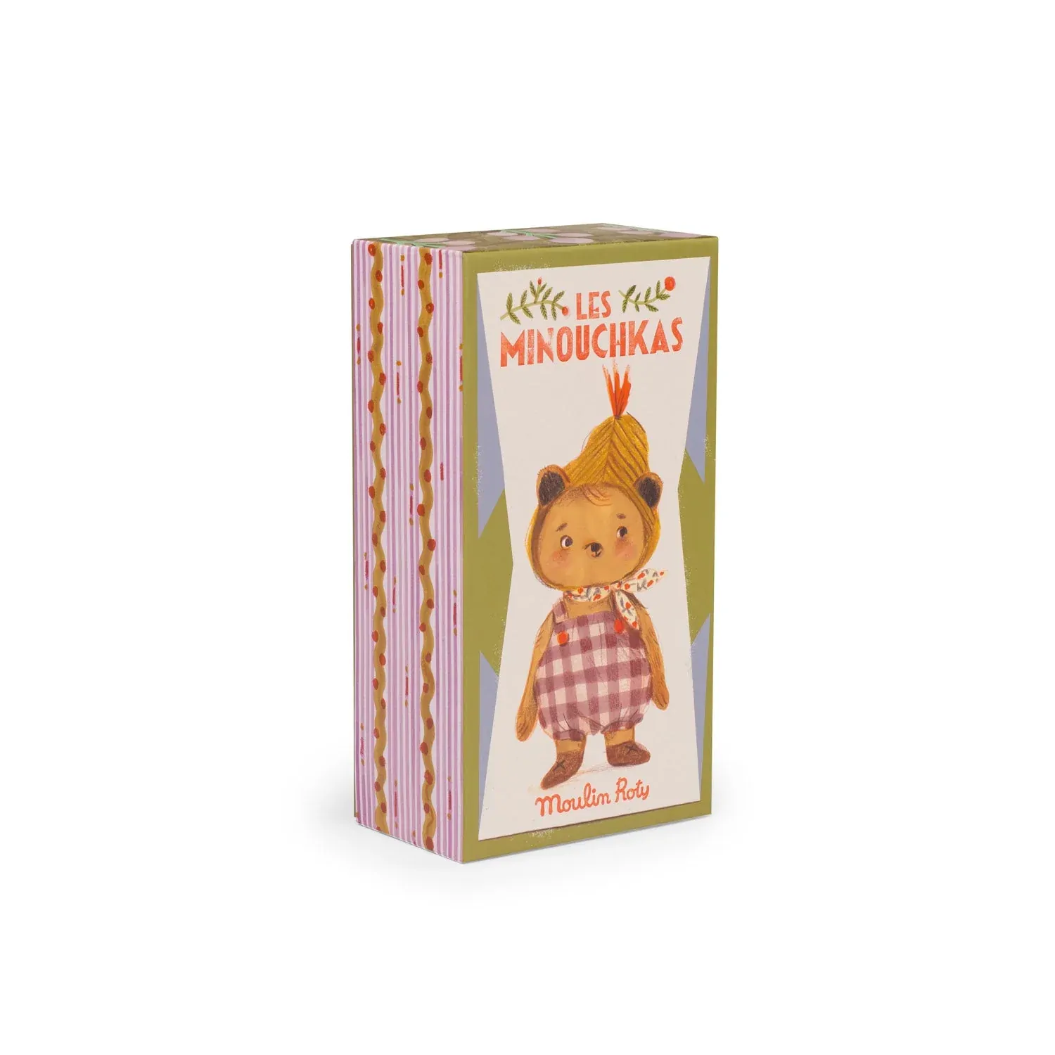 Emile the Bear Small (The Minouchkas) Stuffed Toy by Moulin Roty - Image 4