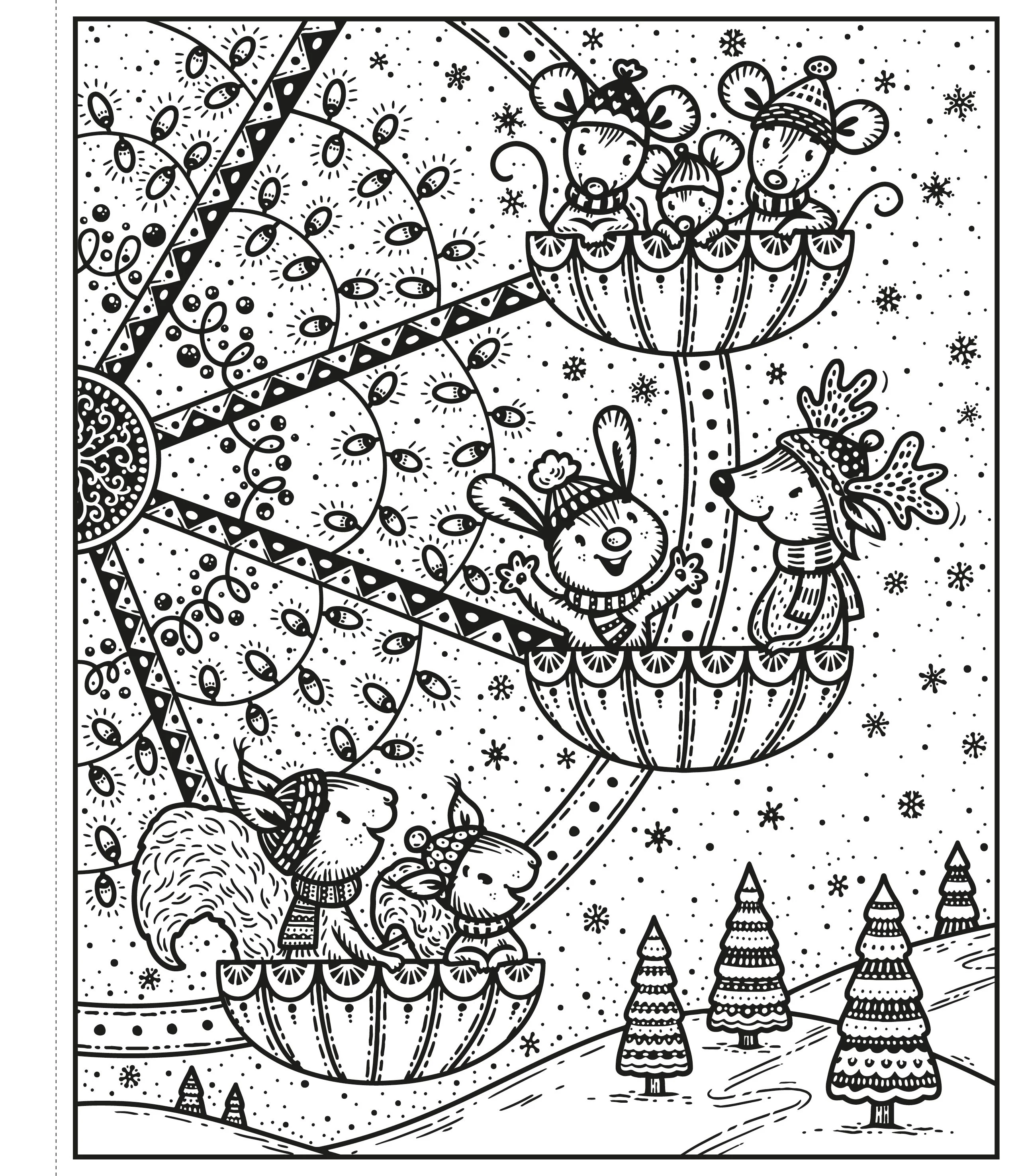Enchanted Christmas Magic Painting Book by Usborne Books - Image 3