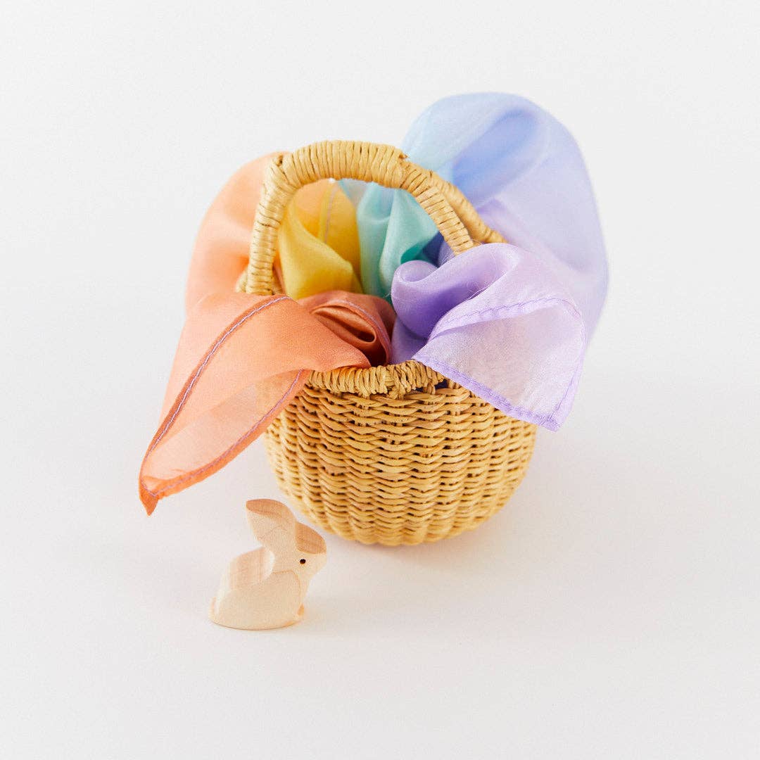 Enchanted Mini Playsilk - Soft Rainbow by Sarah's Silks - Image 3