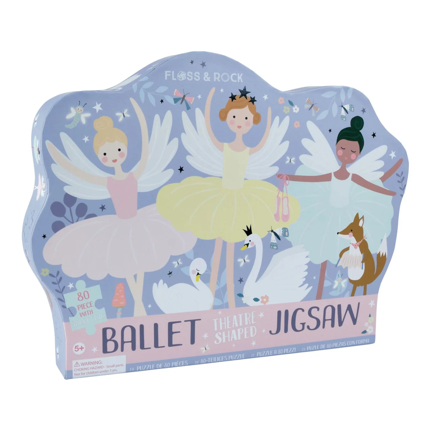 Enchanted "Theatre" Shaped Jigsaw - 80 Pieces by Floss & Rock