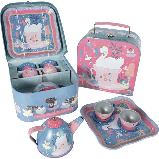 Enchanted Tin Tea Set - 7 Pieces by Floss & Rock - Image 2