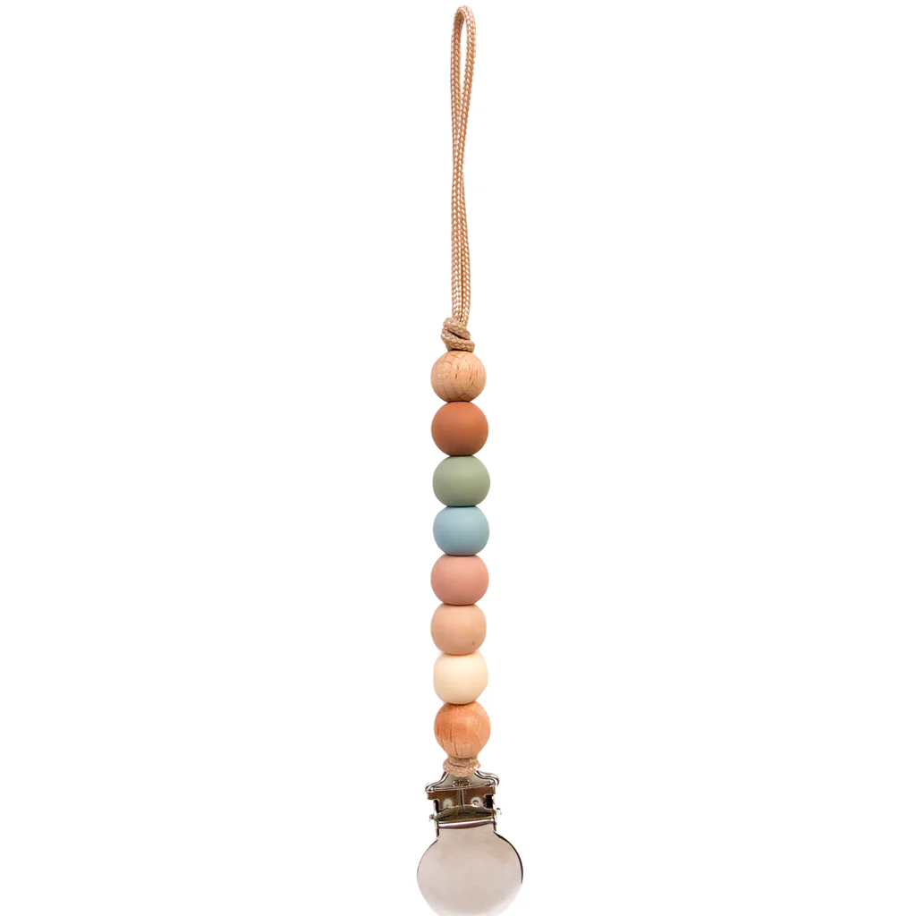 Erin Pacifier Clip - Grant by Pretty Please Teethers