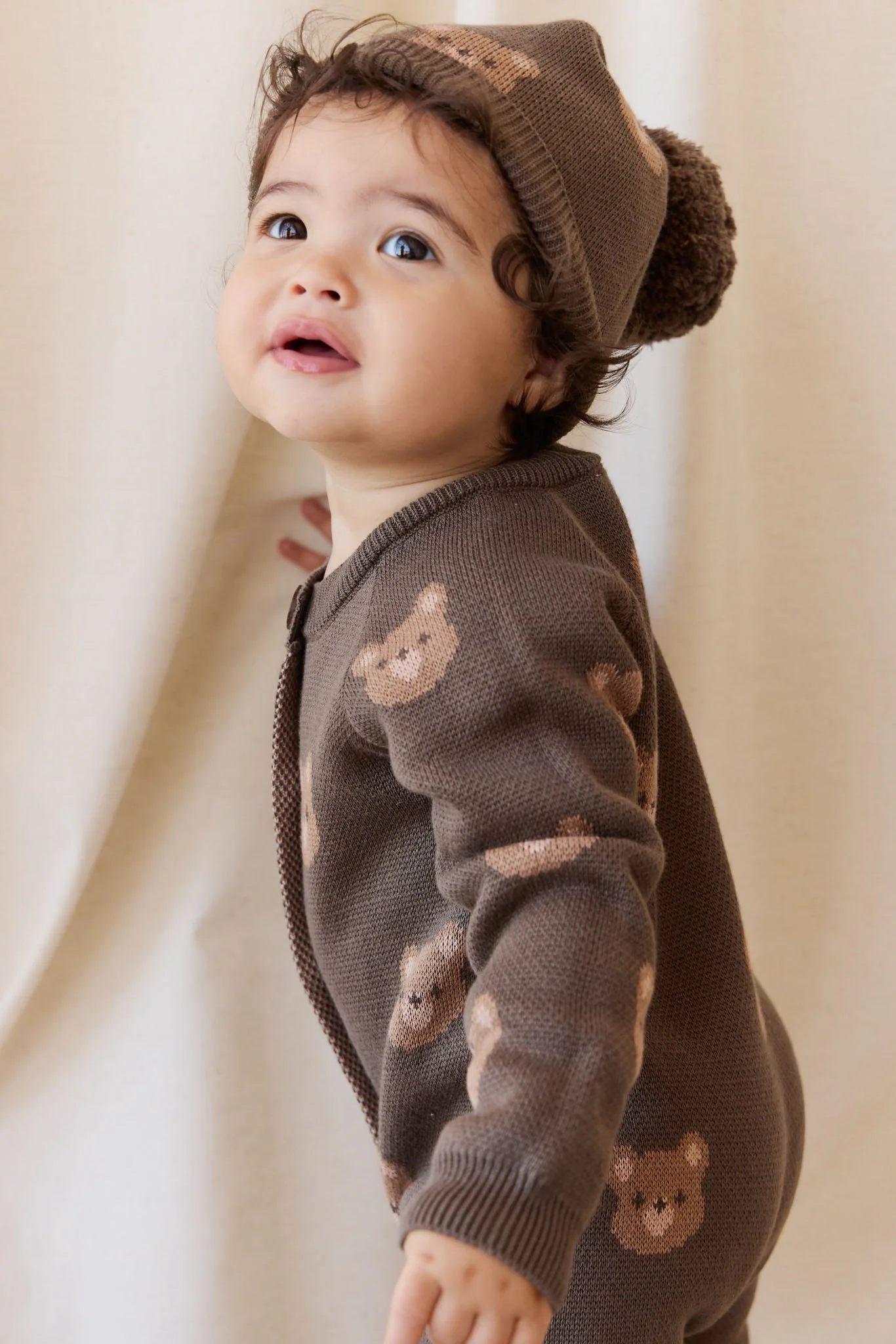 Ethan Hat - Bobbie Bear Canteen by Jamie Kay - FINAL SALE - Image 2