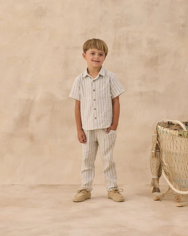 Ethan Trouser - Nautical Stripe by Rylee + Cru - Image 3