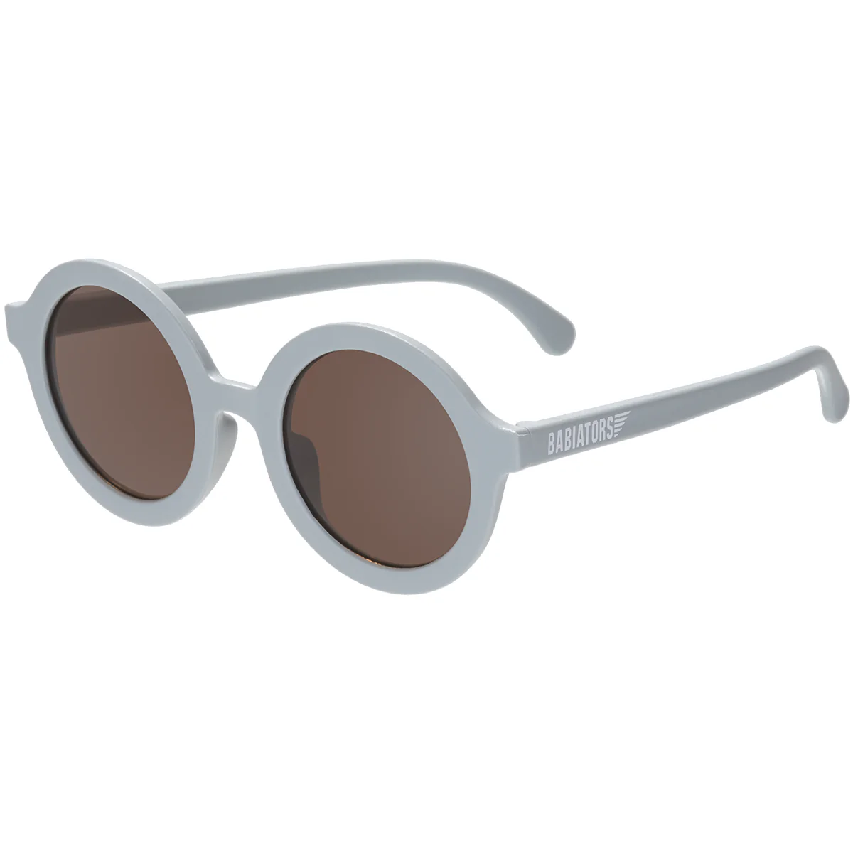 Euro Round Sunglasses - Into the Mist with Amber Lens by Babiators - Image 2