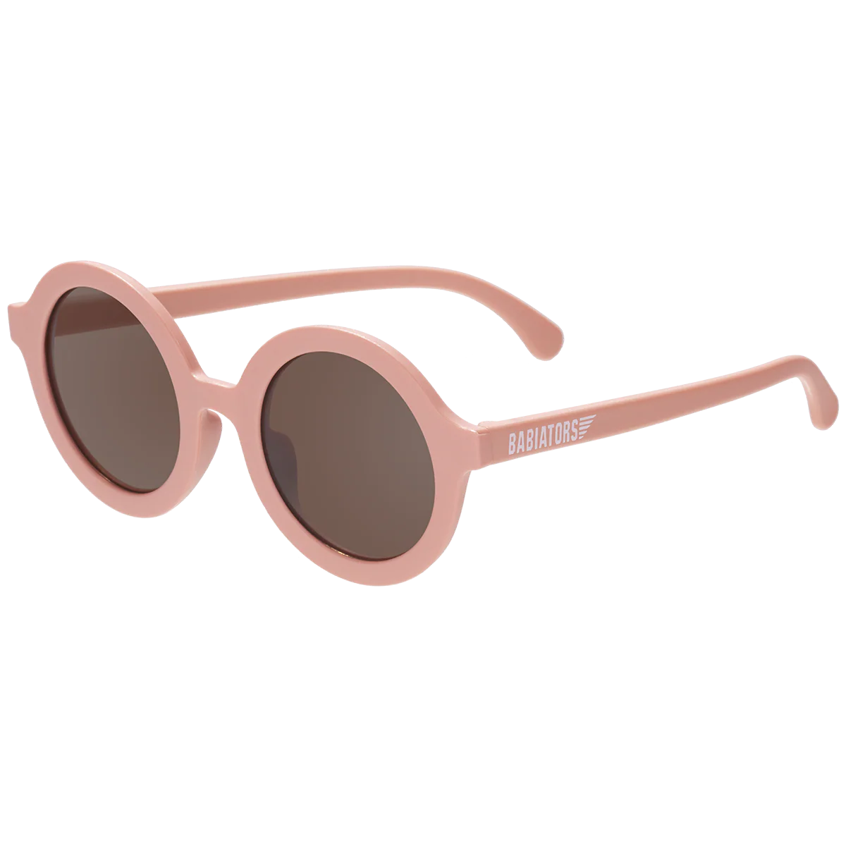 Euro Round Sunglasses - Peachy Keen with Amber Lens by Babiators - Image 2