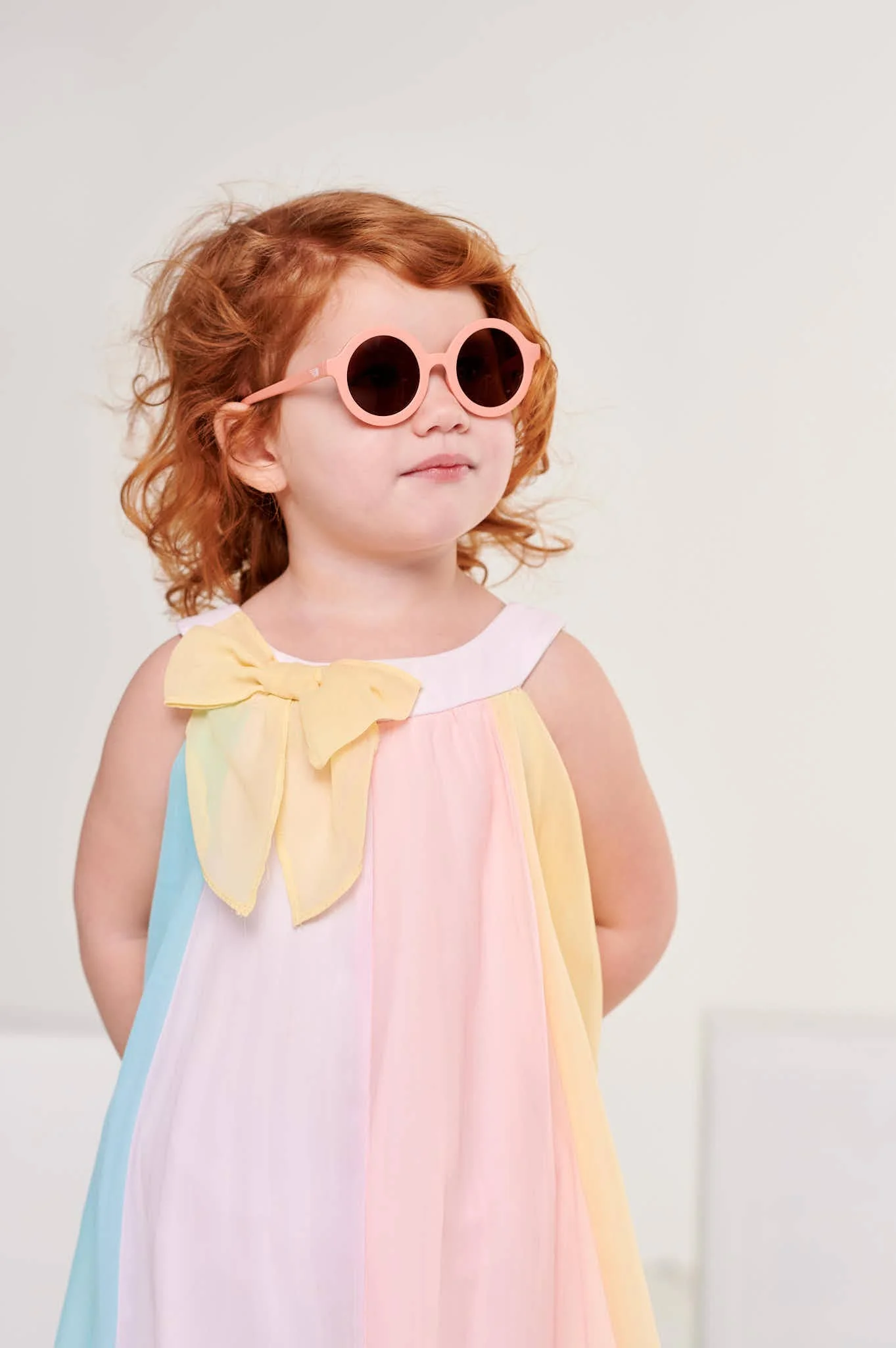 Euro Round Sunglasses - Peachy Keen with Amber Lens by Babiators - Image 4