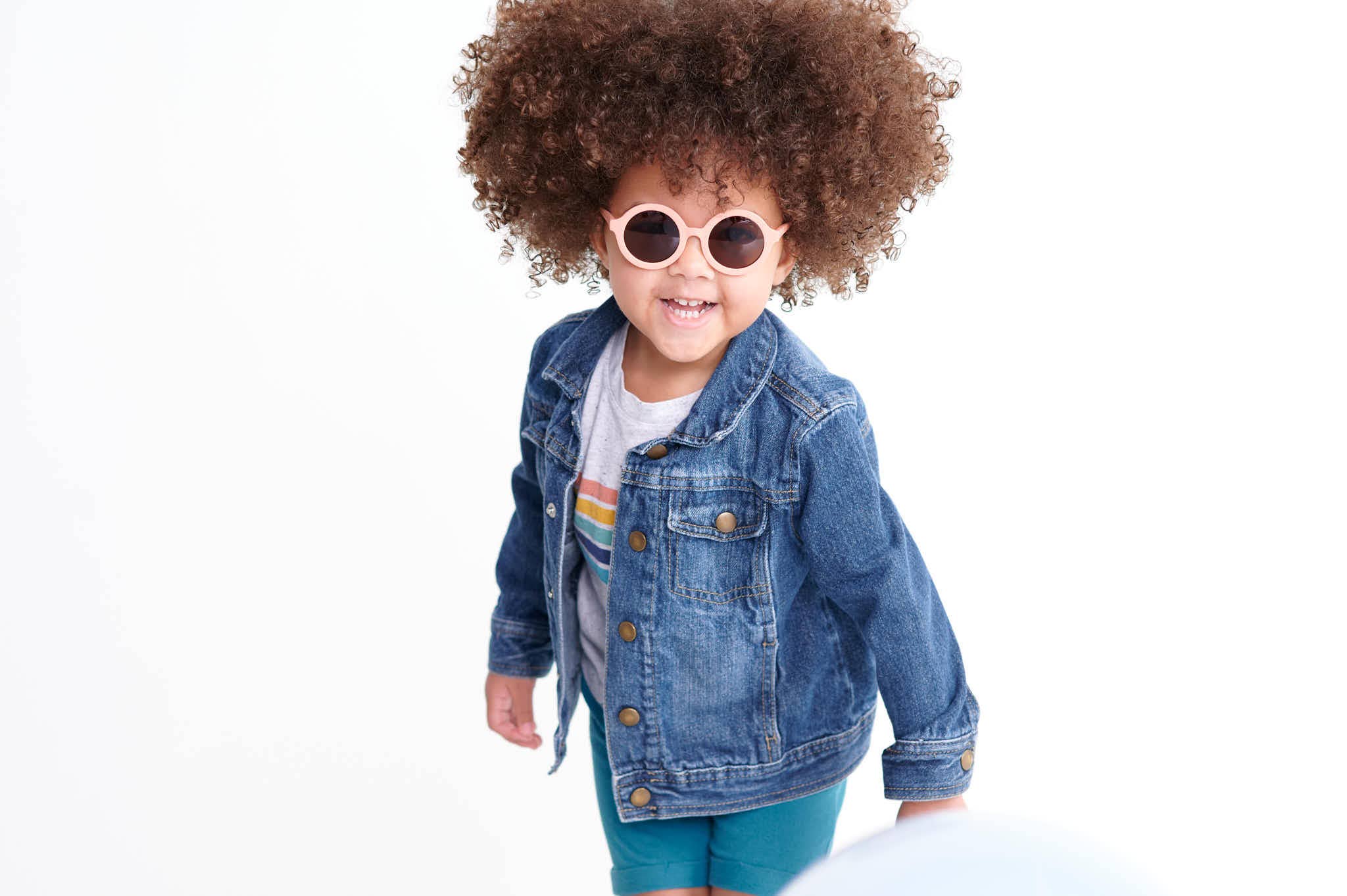 Euro Round Sunglasses - Peachy Keen with Amber Lens by Babiators - Image 5