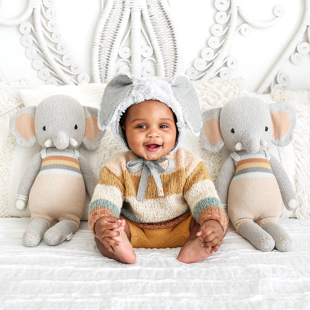 Evan the Elephant by Cuddle + Kind - Image 3
