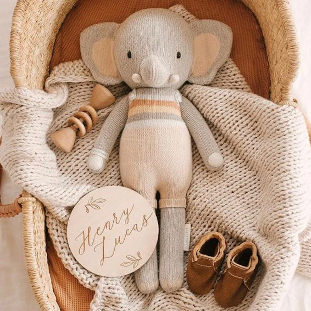 Evan the Elephant by Cuddle + Kind - Image 8