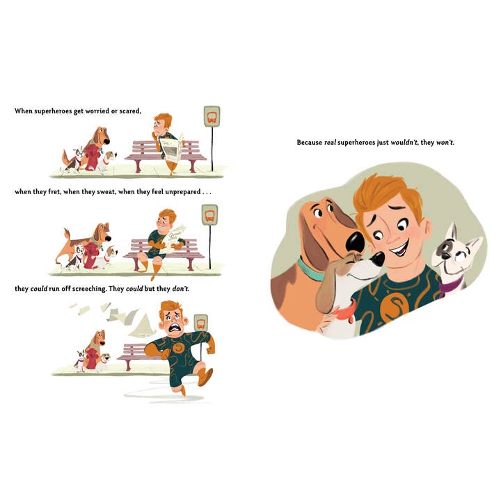 Even Superheroes Get Scared - Hardcover - Image 5