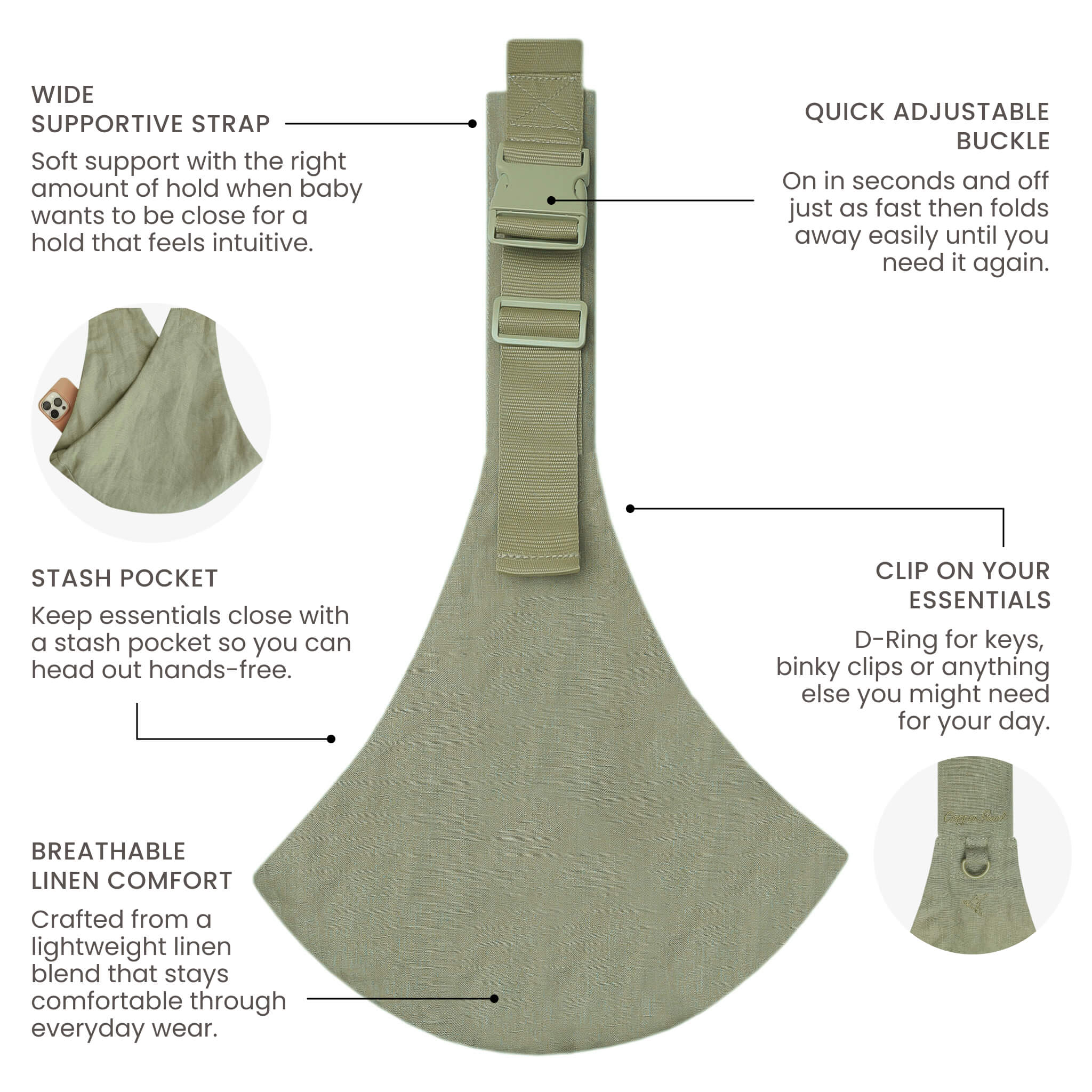 Everyday Sling Carrier by Copper Pearl - Image 14
