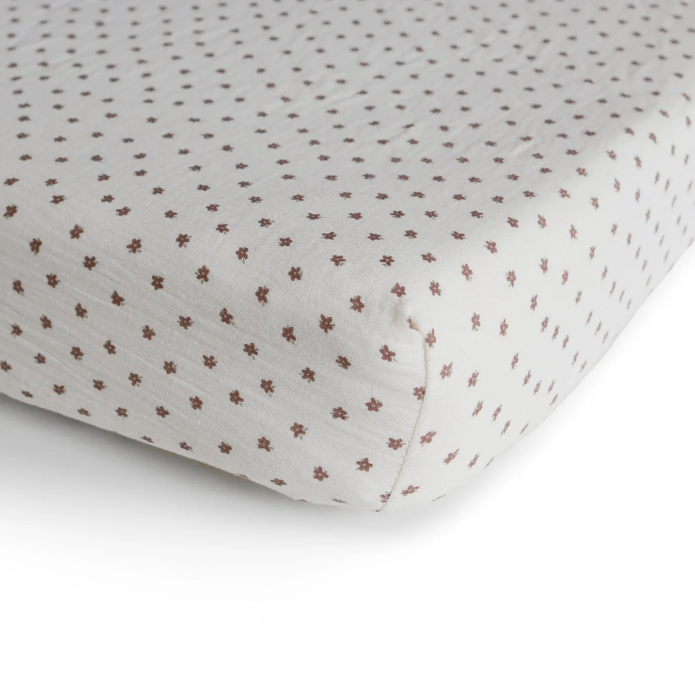 Extra Soft Muslin Crib Sheet - Bloom by Mushie & Co - Image 2