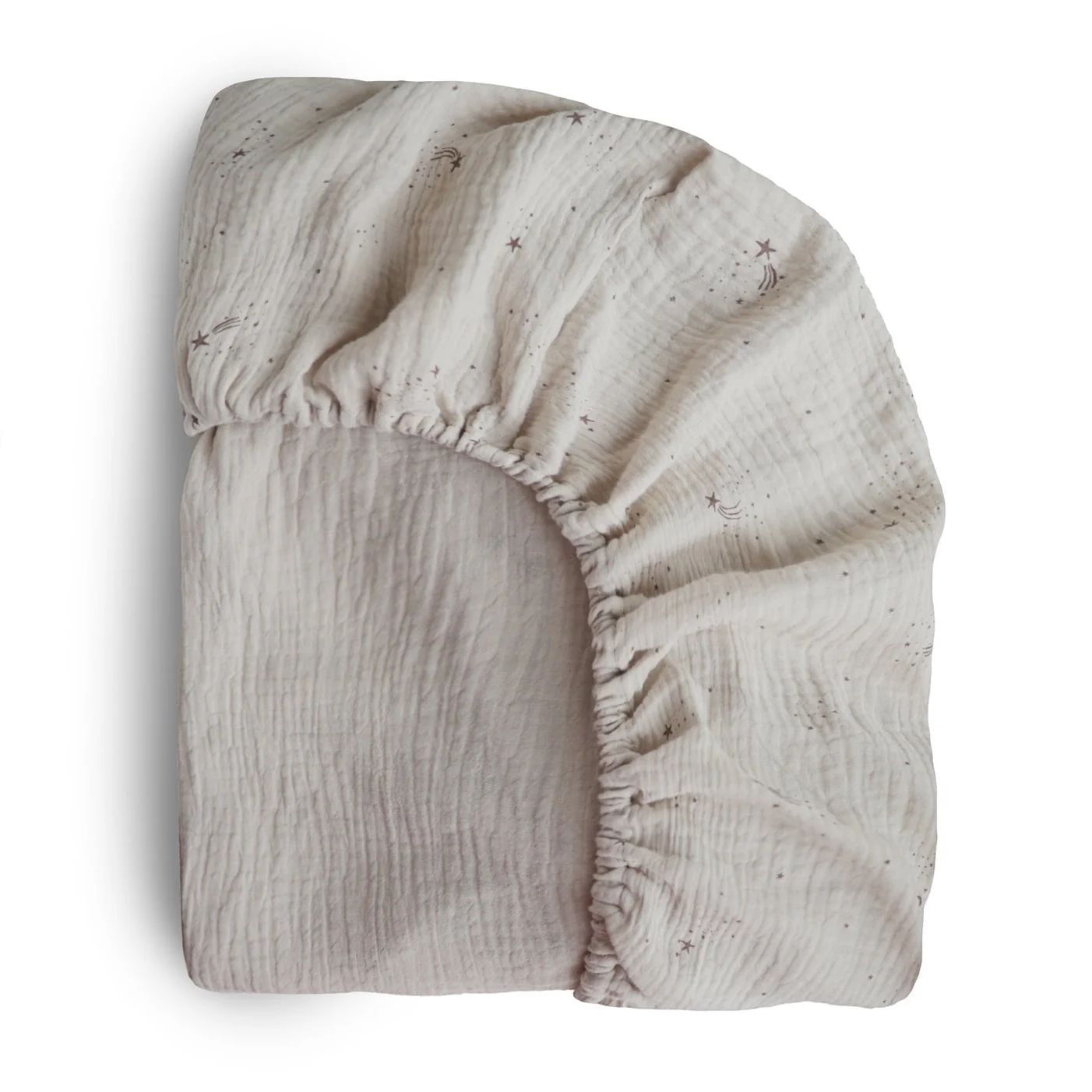 Extra Soft Muslin Crib Sheet - Falling Stars by Mushie & Co