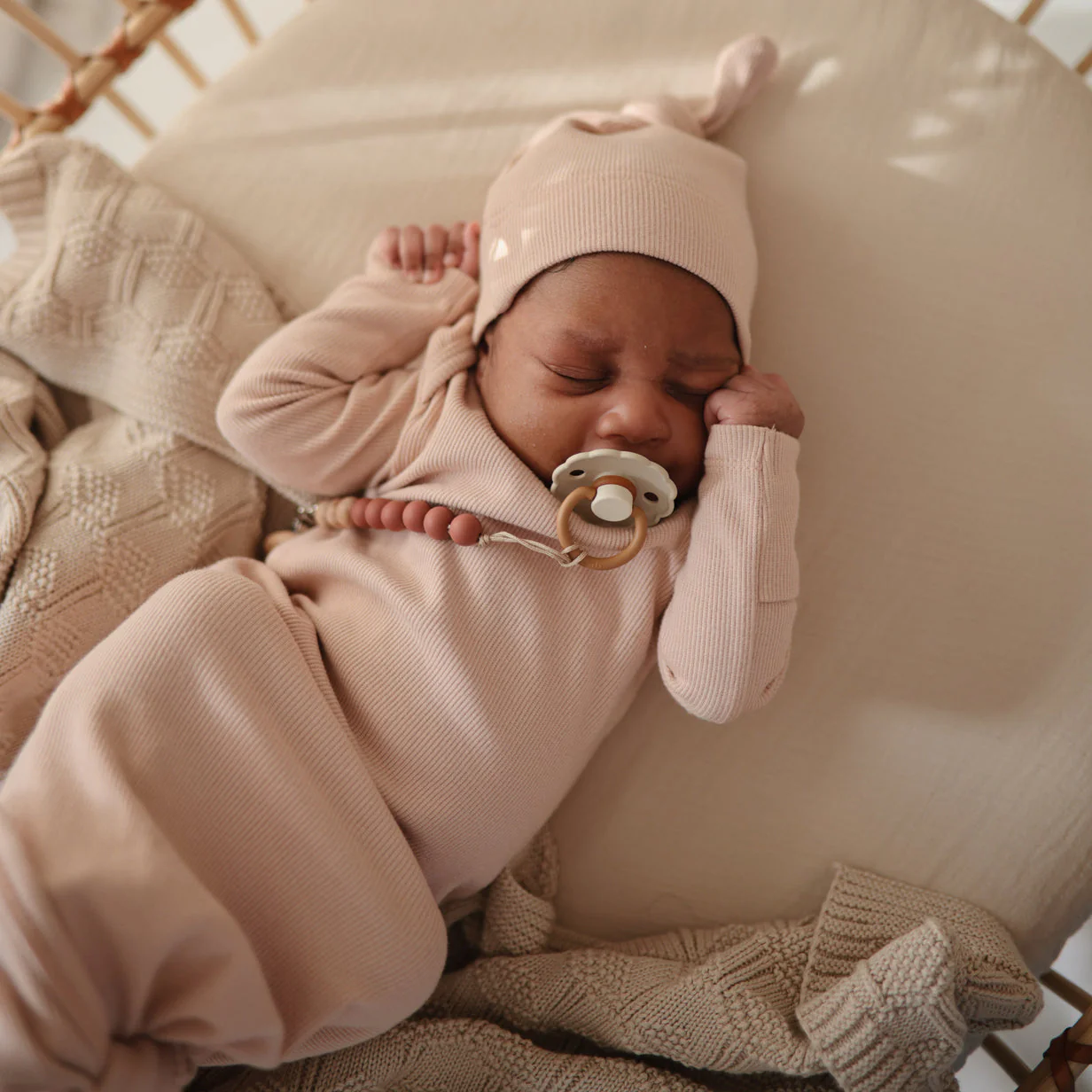 Extra Soft Muslin Crib Sheet - Fog by Mushie & Co - Image 3