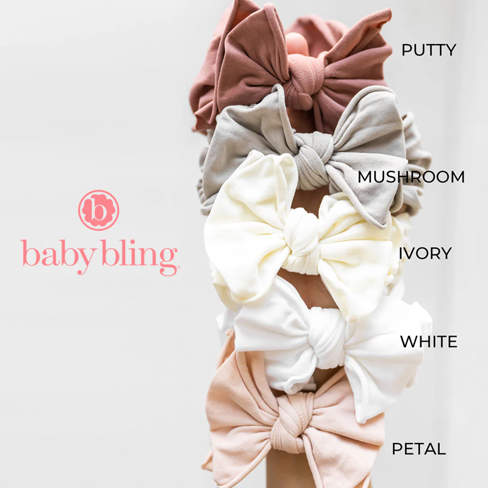 Fab-bow-lous Headband - Ivory by Baby Bling - Image 8