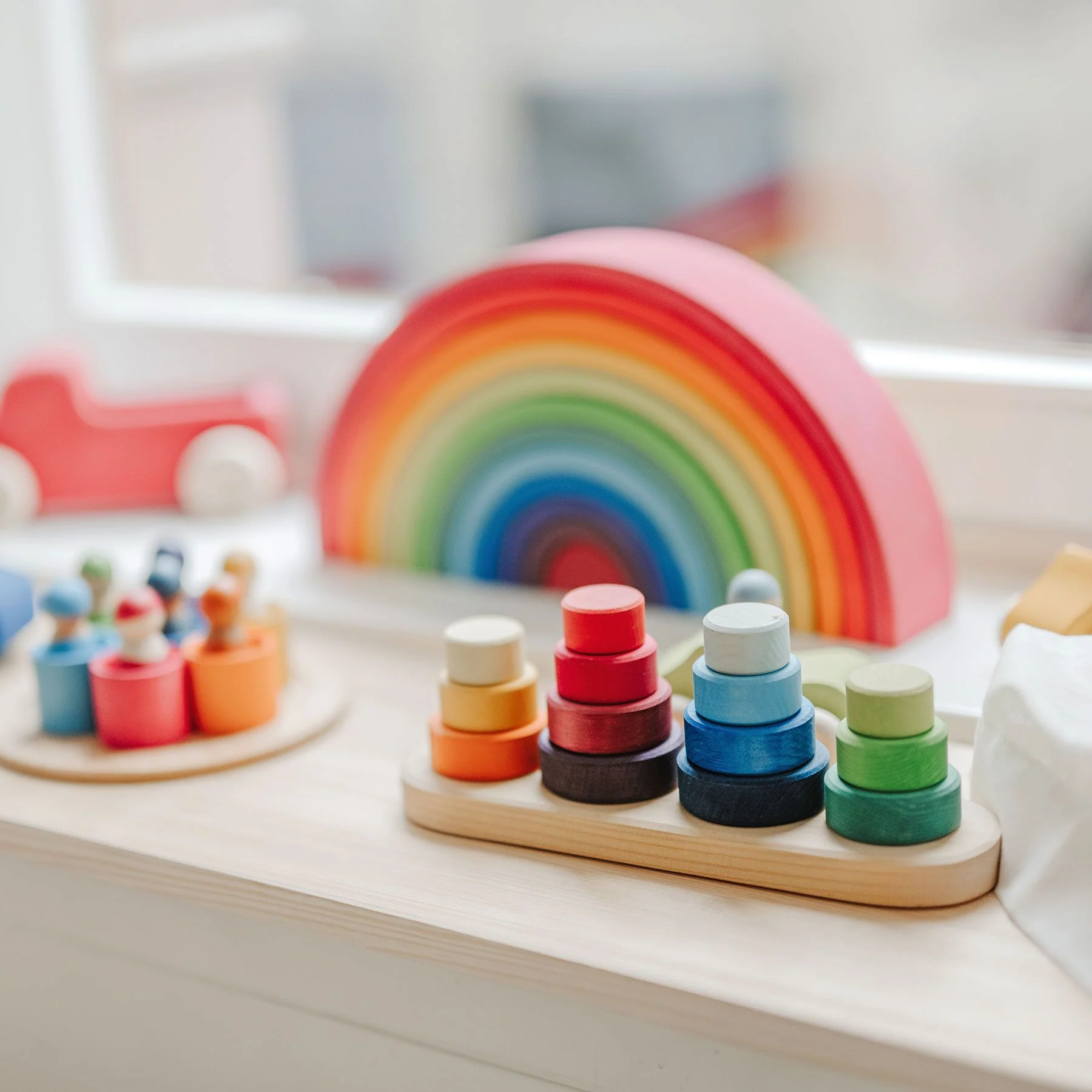 Fabuto Wooden Stacking Toy by Grimm's - Image 5