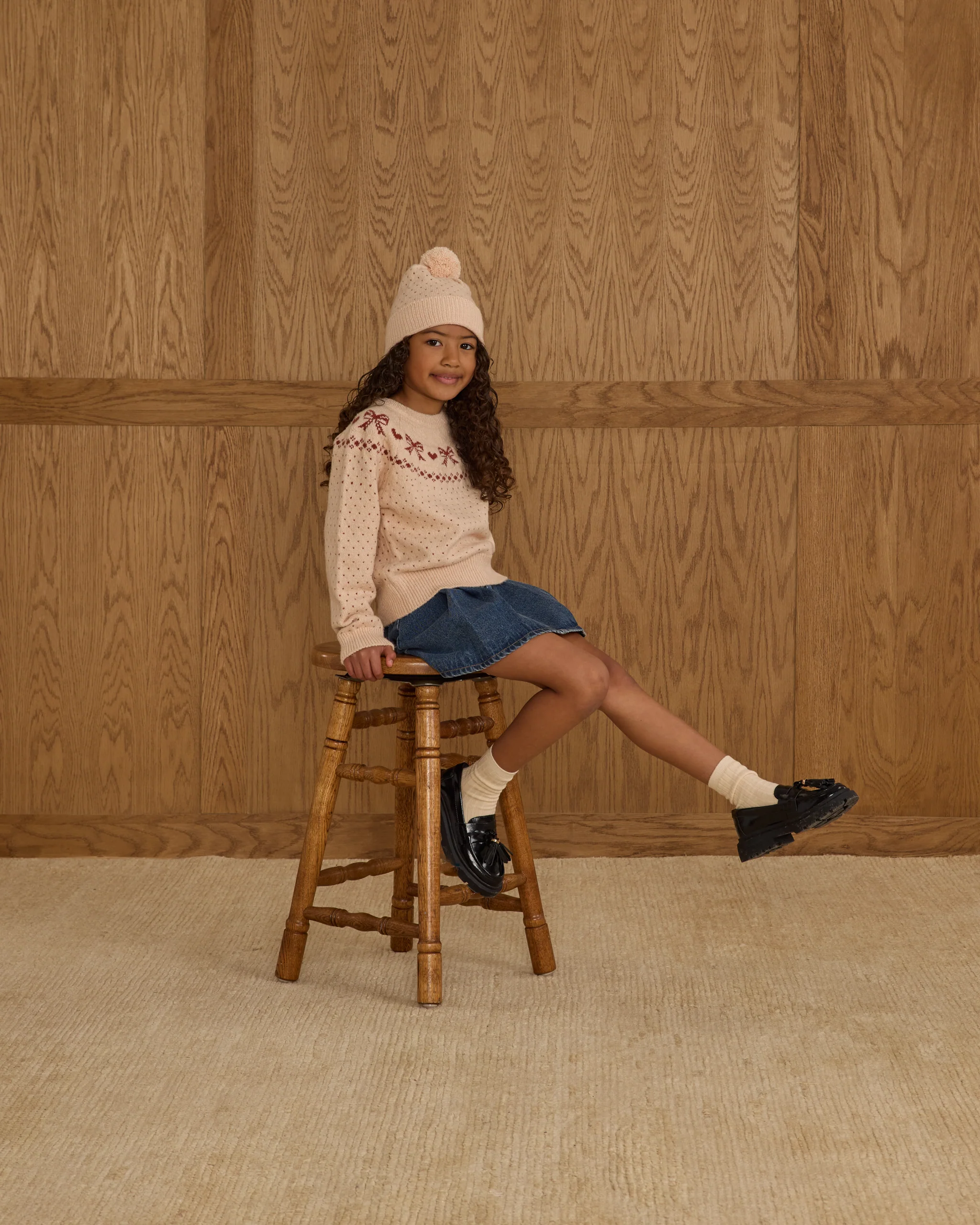 Fair Isle Sweater - Bows by Rylee + Cru - FINAL SALE - Image 3
