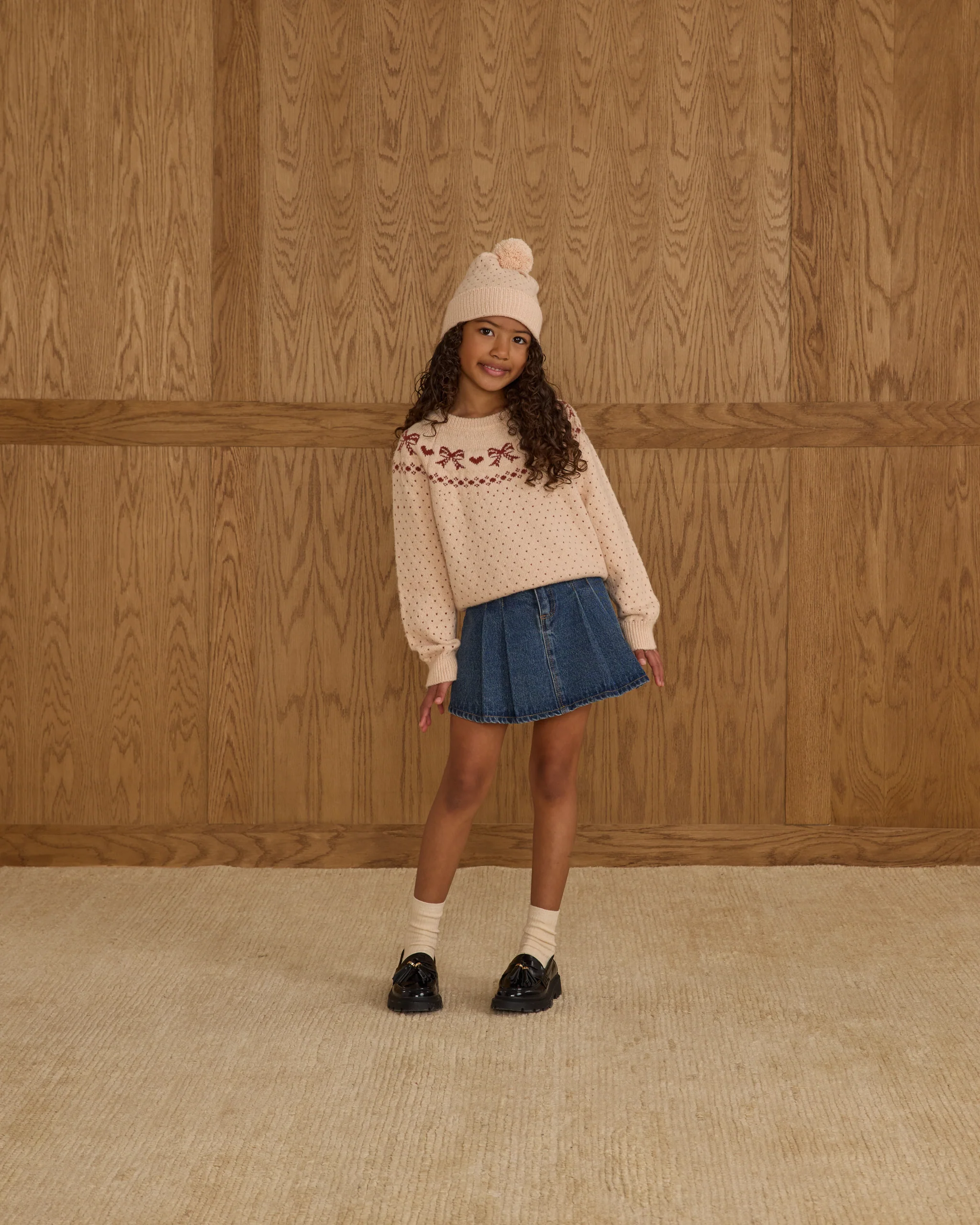 Fair Isle Sweater - Bows by Rylee + Cru - FINAL SALE - Image 4