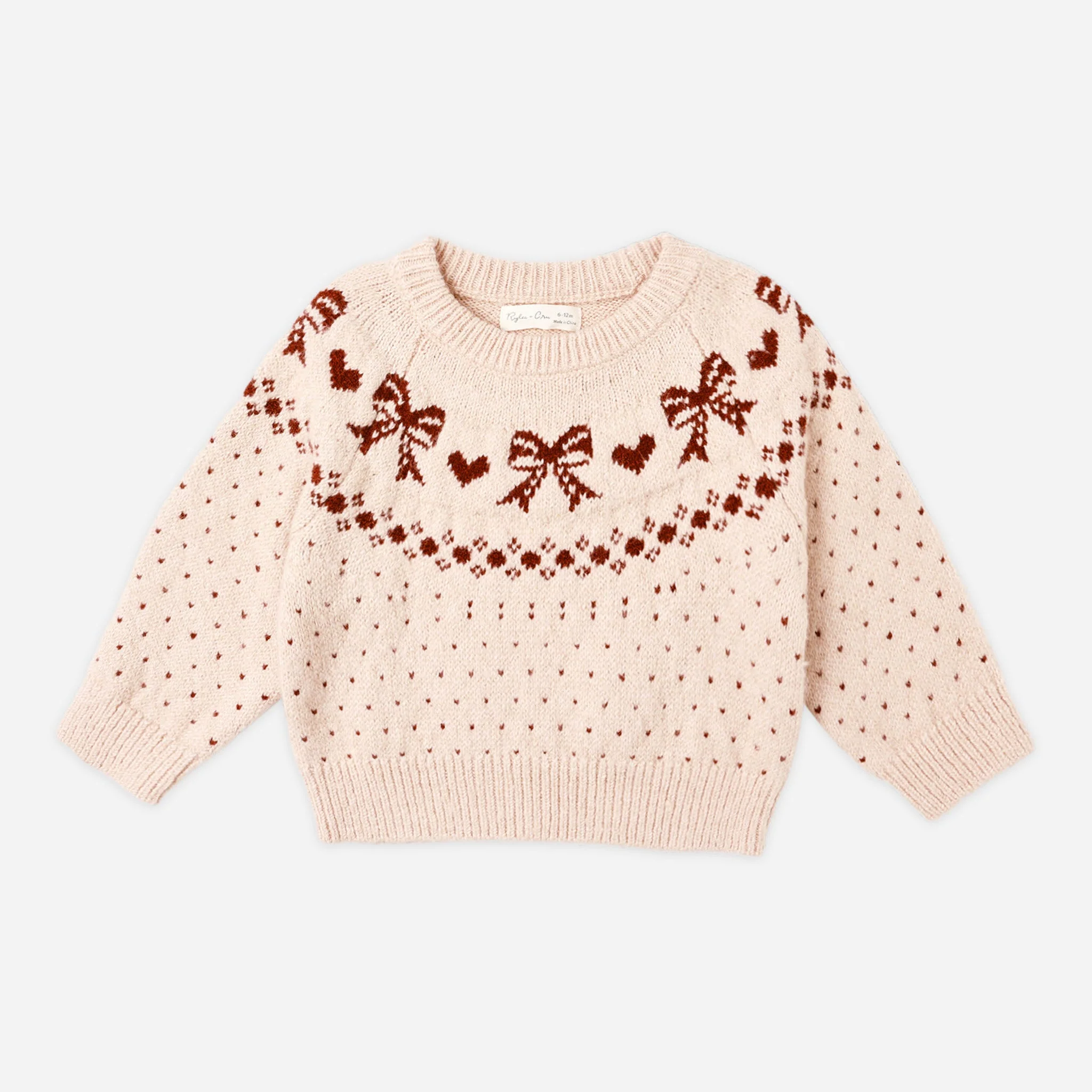 Fair Isle Sweater - Bows by Rylee + Cru - FINAL SALE - Image 8