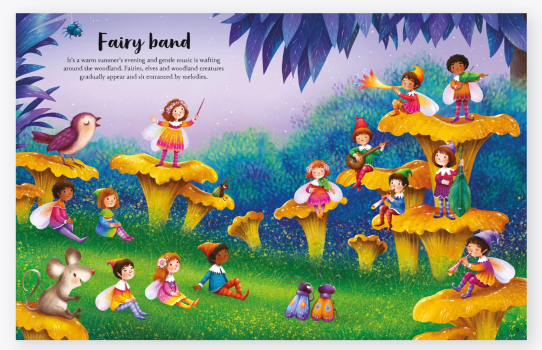 Fairies, Pixies and Elves Sticker Book by Usborne Books - Image 2