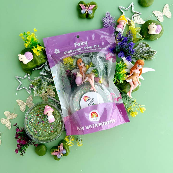 Fairy (Honeydew Melon) Kiddough Play Kit by Earth Grown Kid Doughs - Image 2