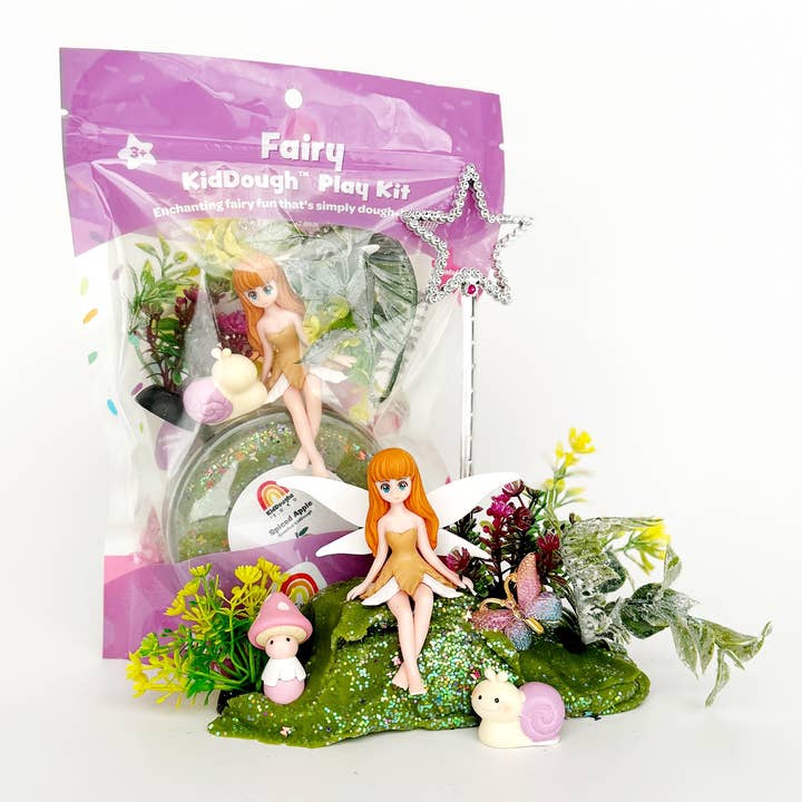 Fairy (Honeydew Melon) Kiddough Play Kit by Earth Grown Kid Doughs - Image 3