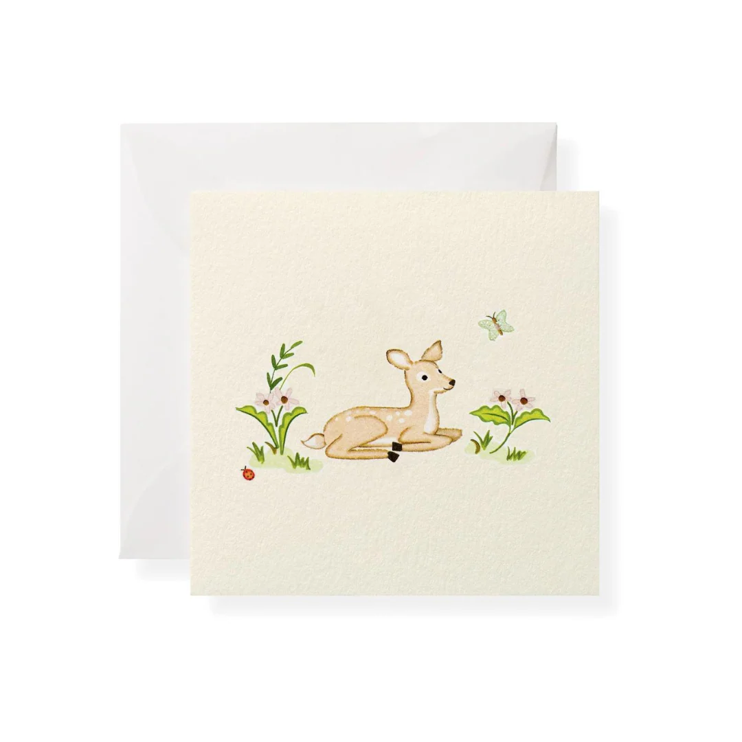 Fawn Enclosure Card by Karen Adams Designs