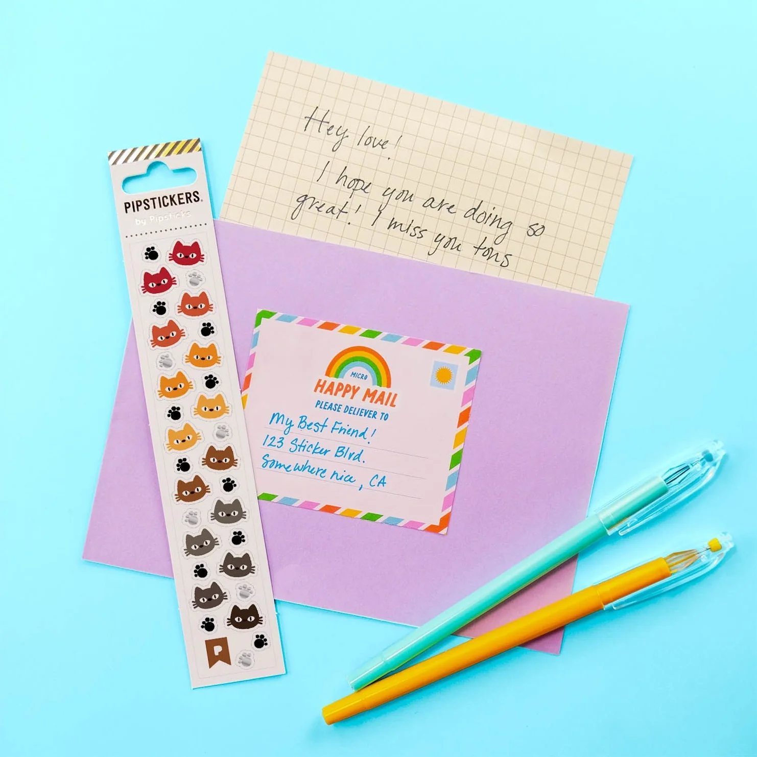 Feline Faces Stickers by Pipsticks - Image 2