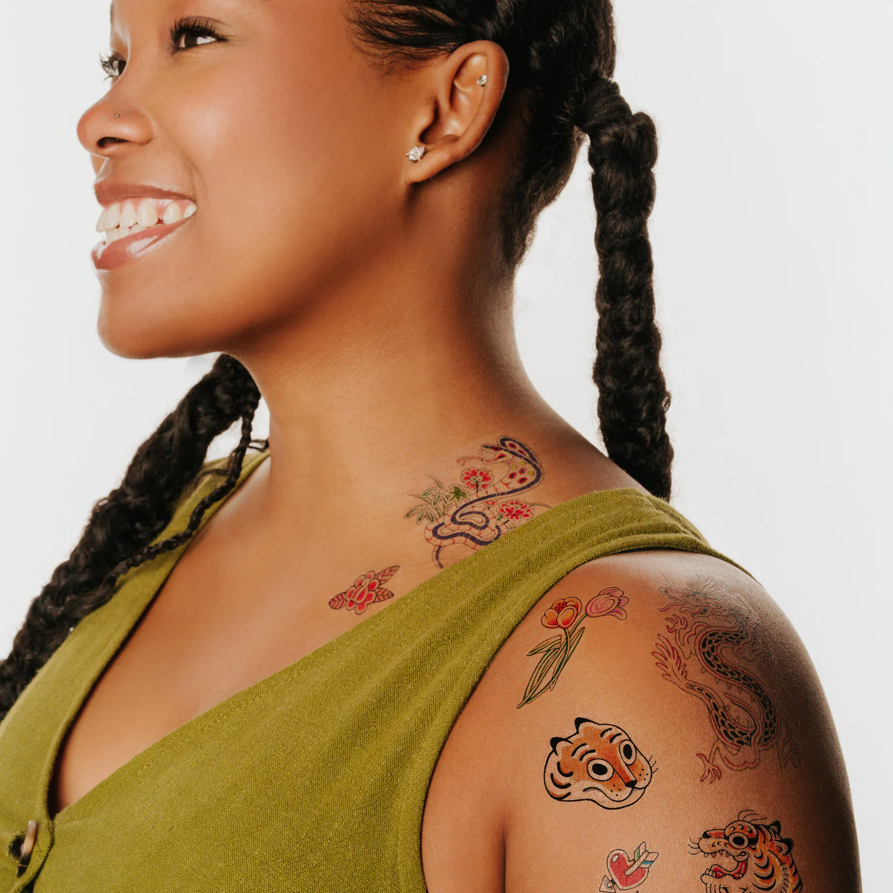 Fierce and Friendly Tattoo Set by Tattly - Image 3
