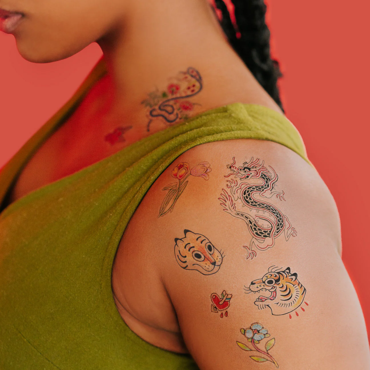 Fierce and Friendly Tattoo Set by Tattly - Image 5