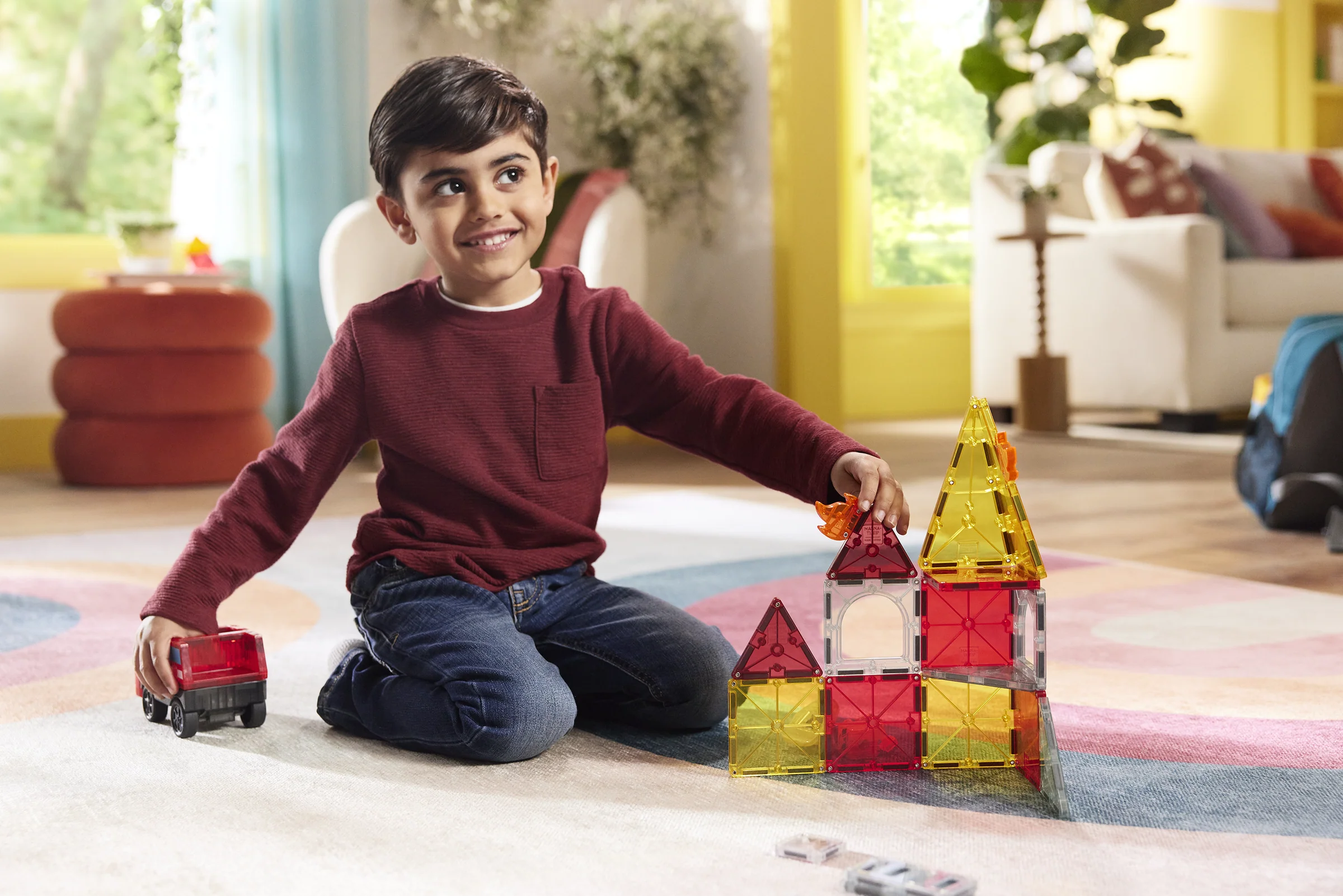 Fire Rescue 27 Piece Set by Magna-Tiles - Image 4