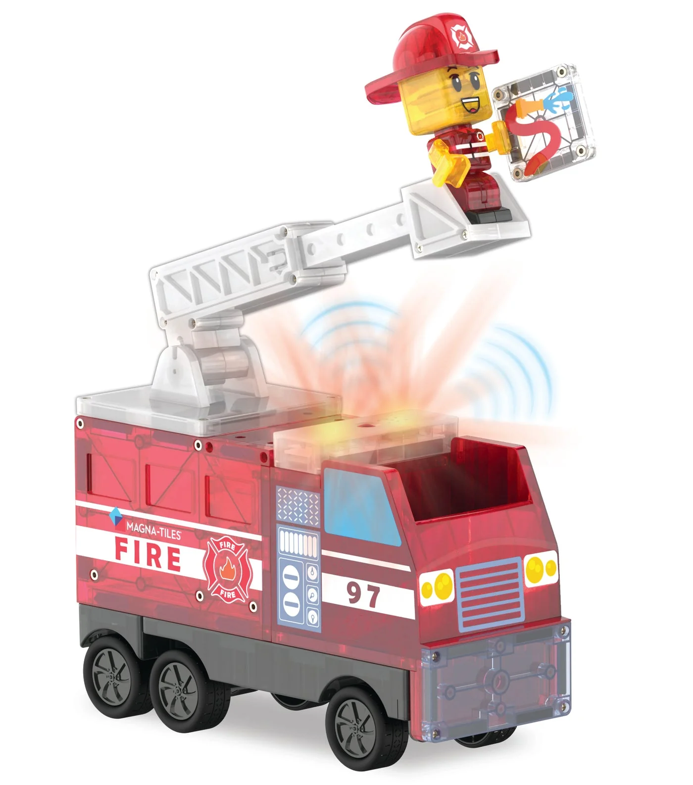 Fire Station 50-Piece Set by Magna-Tiles - Image 6