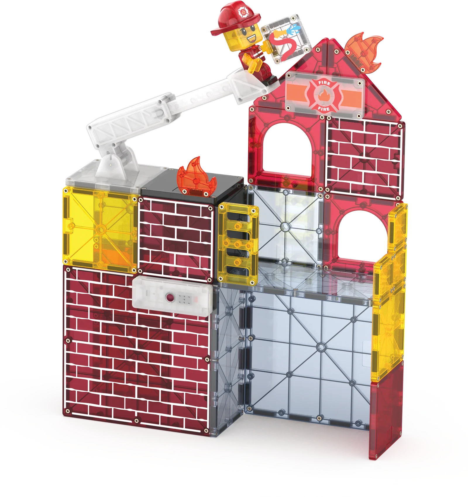 Fire Station 50-Piece Set by Magna-Tiles - Image 7