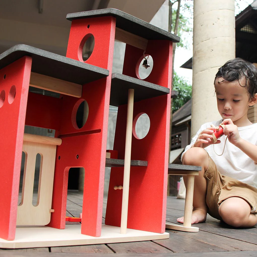 Fire Station by Plan Toys - Image 3