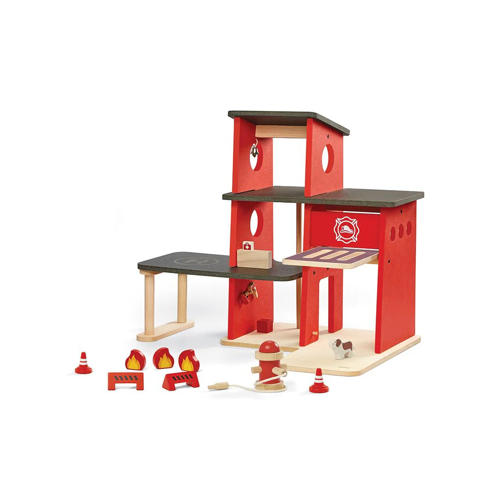 Fire Station by Plan Toys - Image 4
