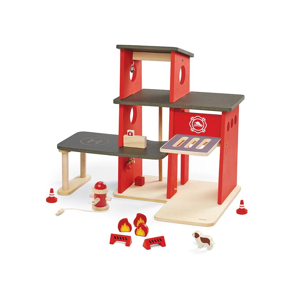 Fire Station by Plan Toys - Image 6