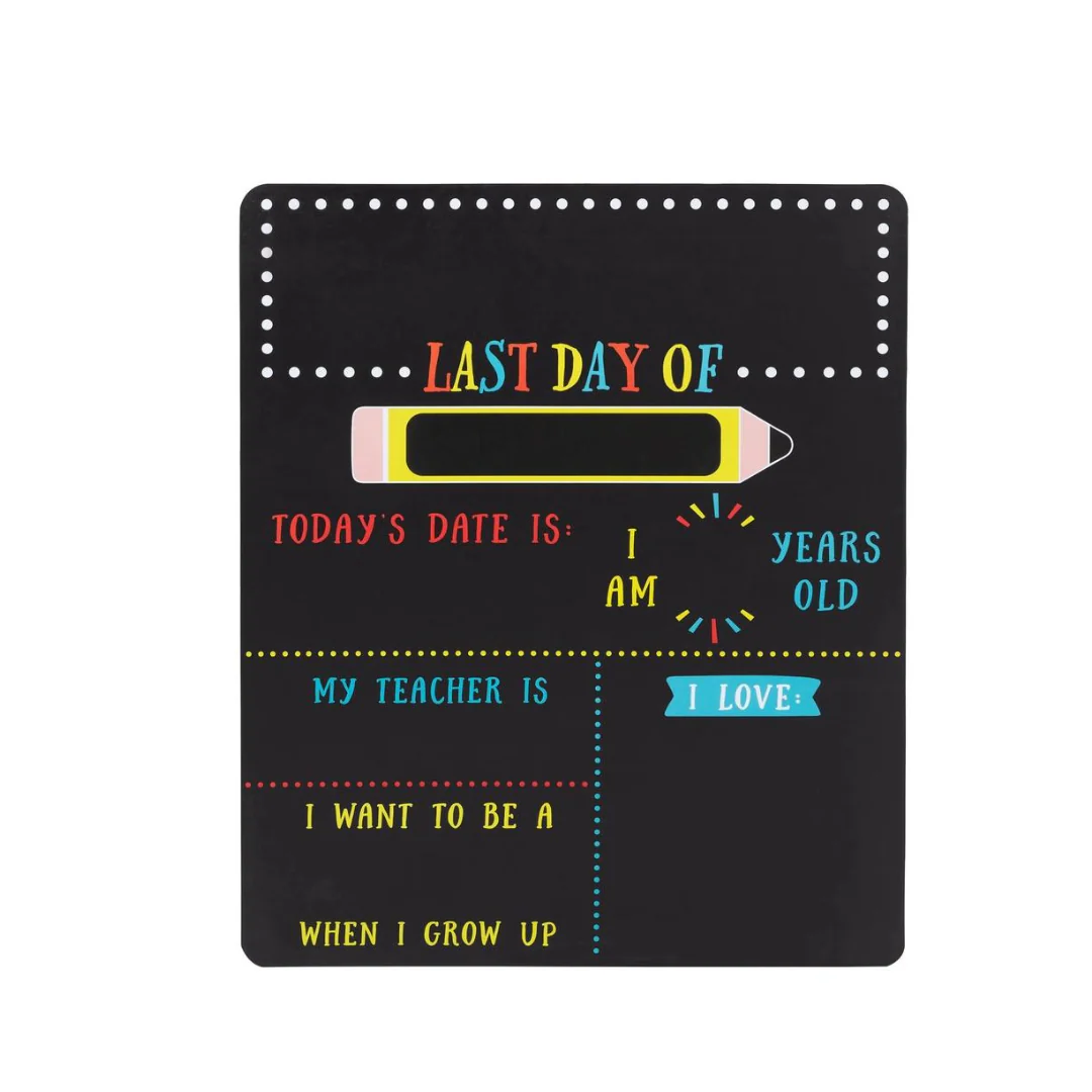 First Day and Last Day of School - Reversible Chalkboard by Kate & Milo - Image 2