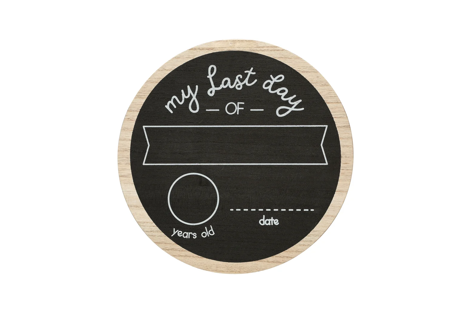 First & Last Day of School - Wooden Chalkboard by Kate & Milo - Image 4