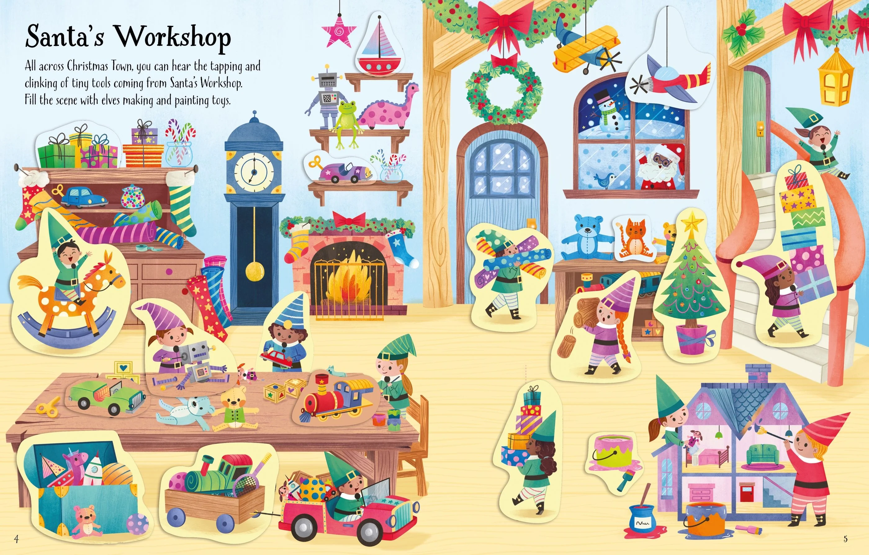 First Sticker Book - Christmas by Usborne Books - Image 2