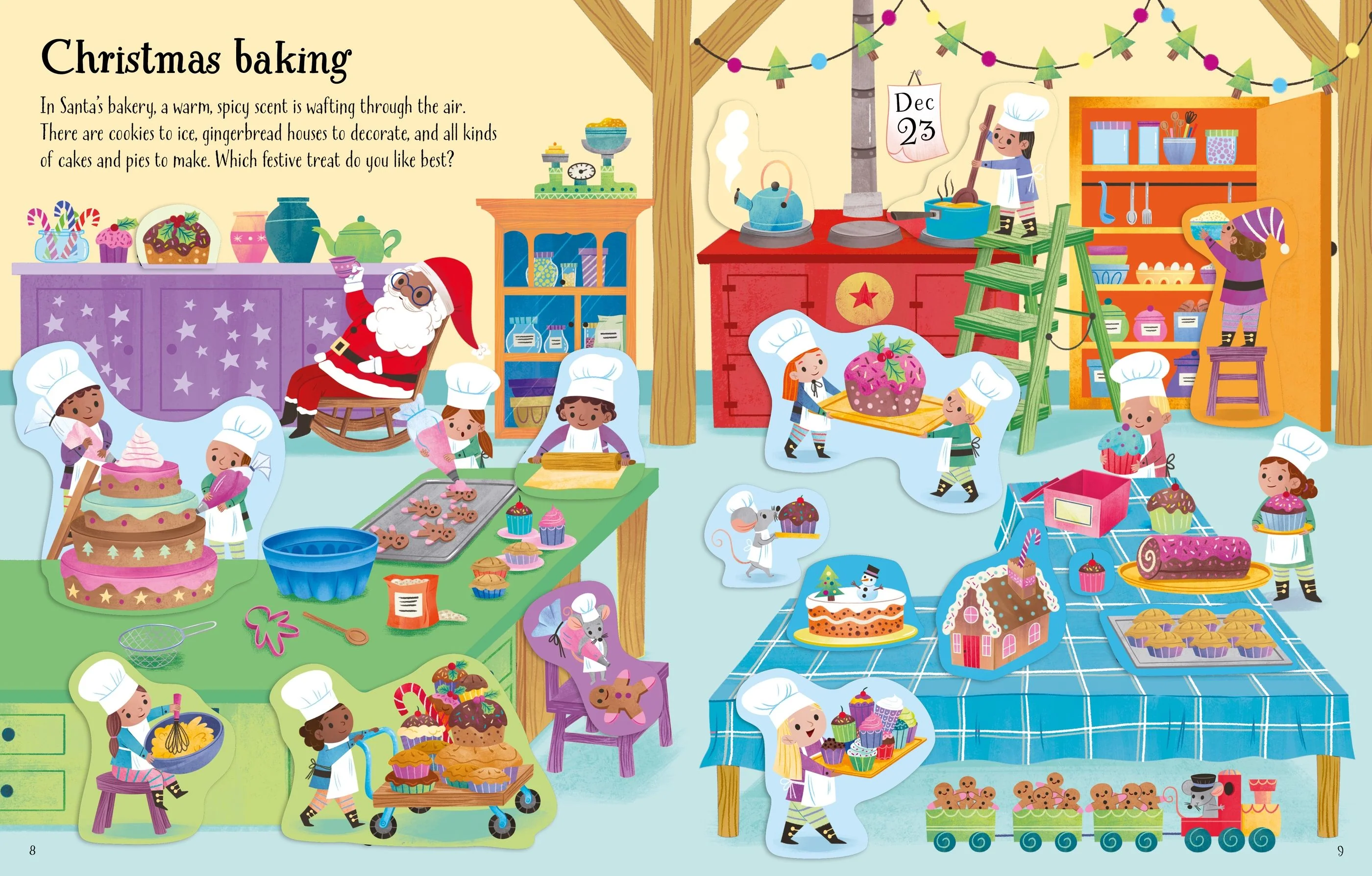 First Sticker Book - Christmas by Usborne Books - Image 3