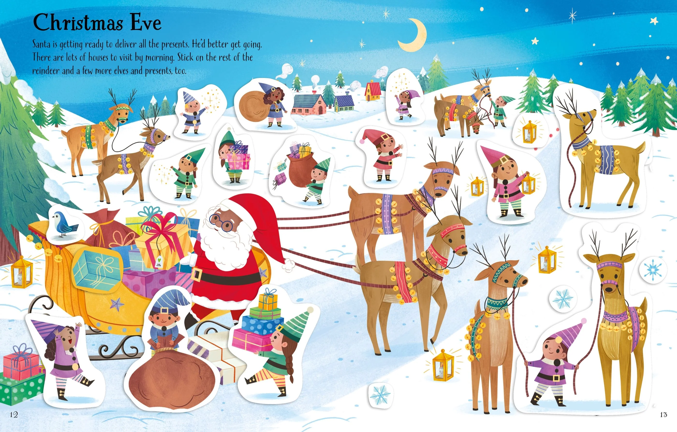 First Sticker Book - Christmas by Usborne Books - Image 4