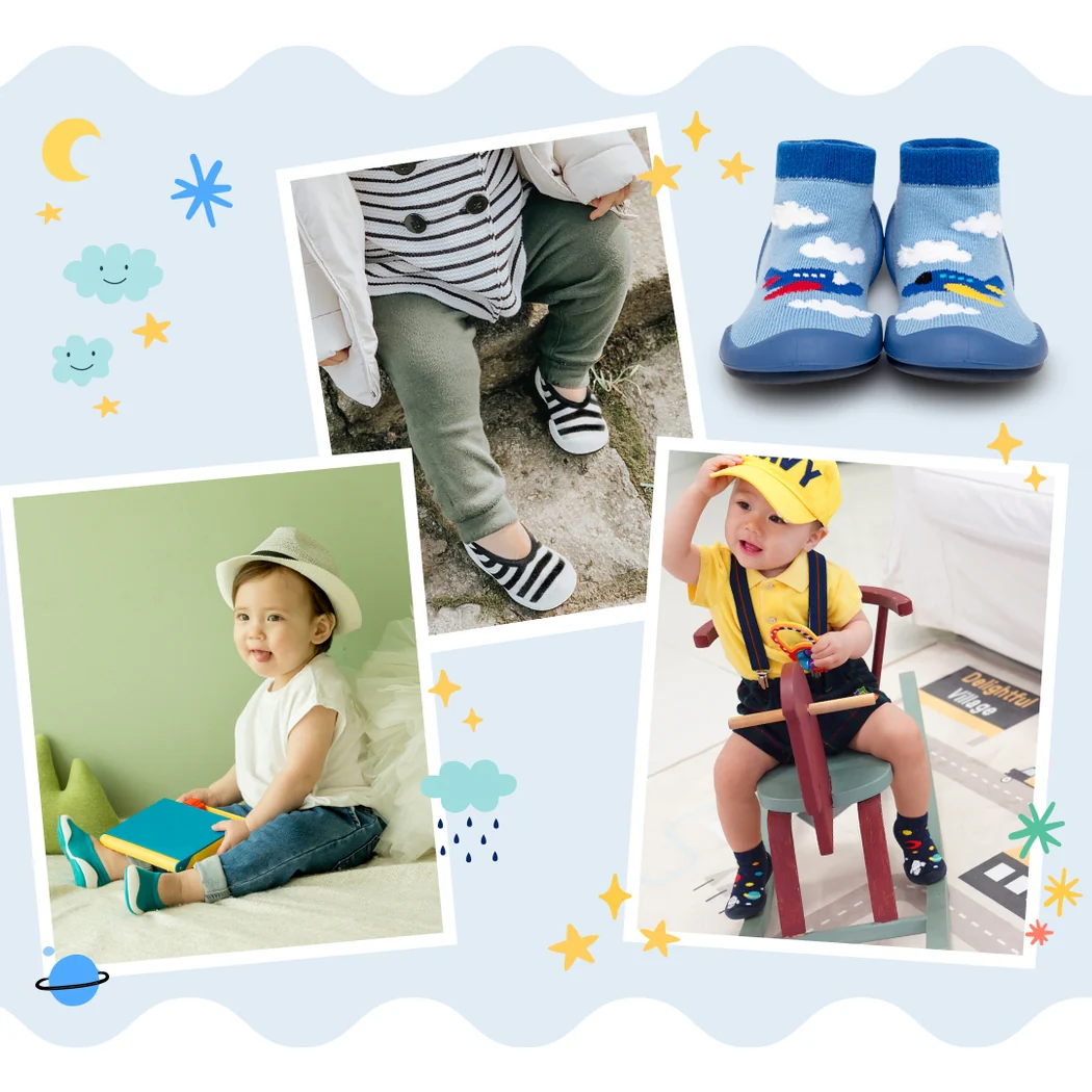 First Walker Baby Sock Shoes - Twinkle Twinkle by Komuello - Image 12