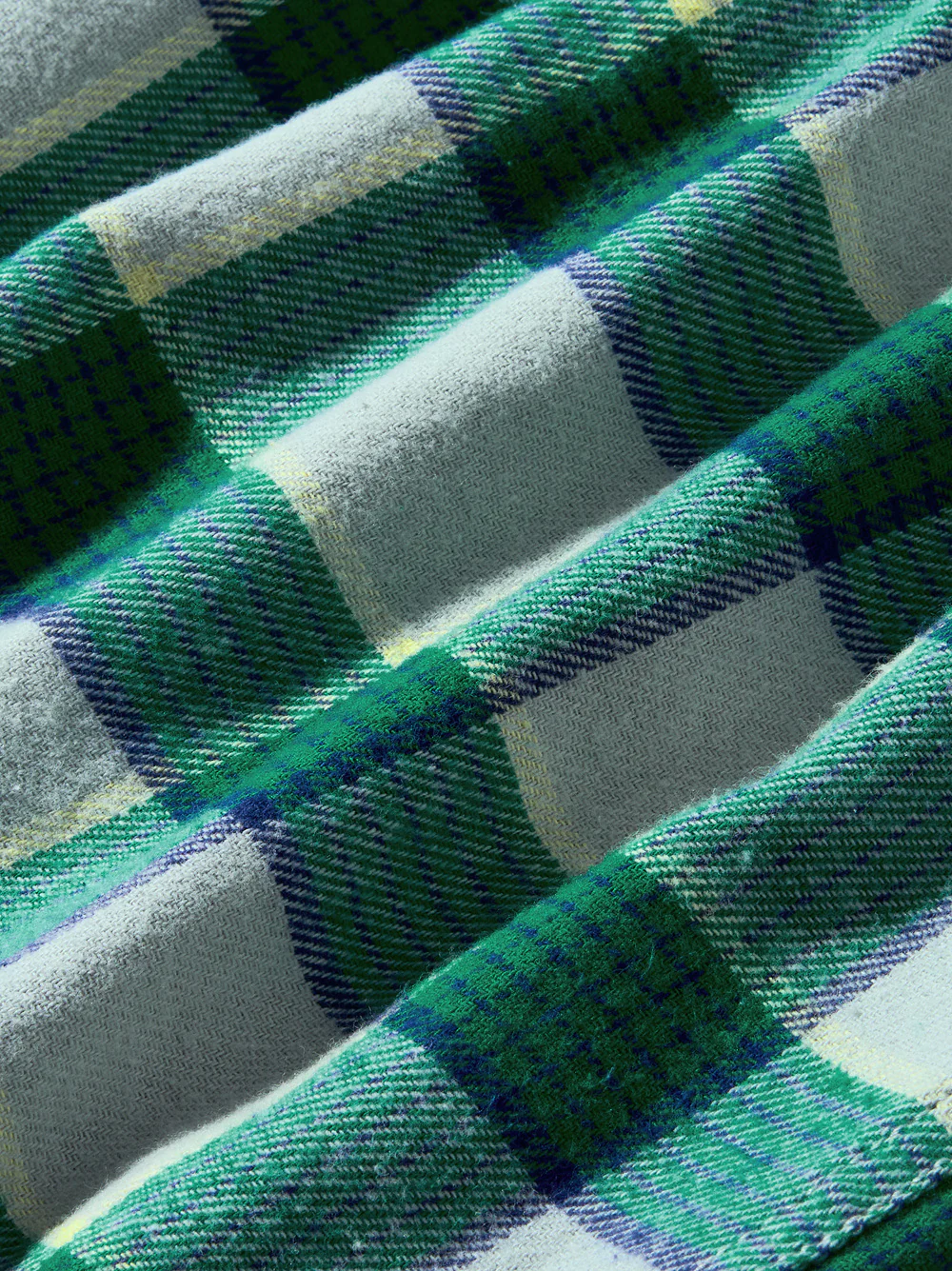 Flannel Button Up Shirt - Anatolian Plaid by Tea Collection - FINAL SALE - Image 4